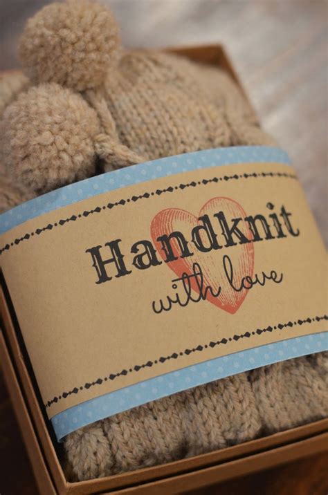 Printable Hand Knit Gift Tags
